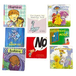 Children Set of 8 Storytime Books Feelings Friends Giving Fish Goodnight Moon